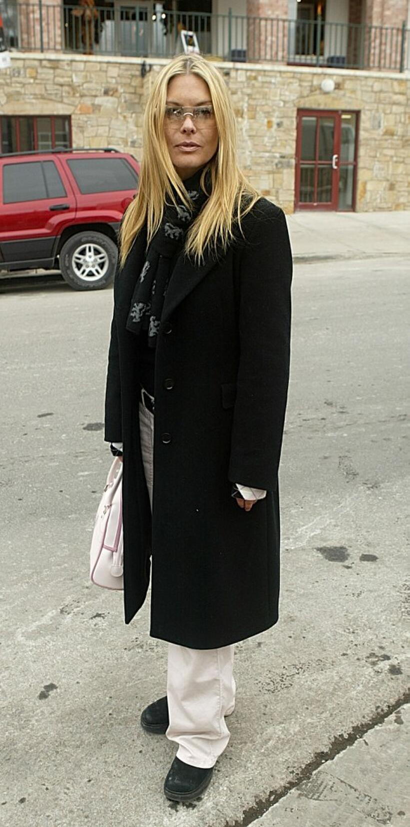 Deborah Kara Unger at the 2004 Sundance Film Festival.