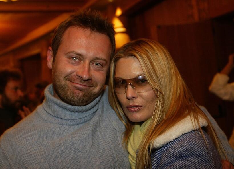 Deborah Kara Unger and Yarek Danielak at the Variety 10 Directors to Watch Party.