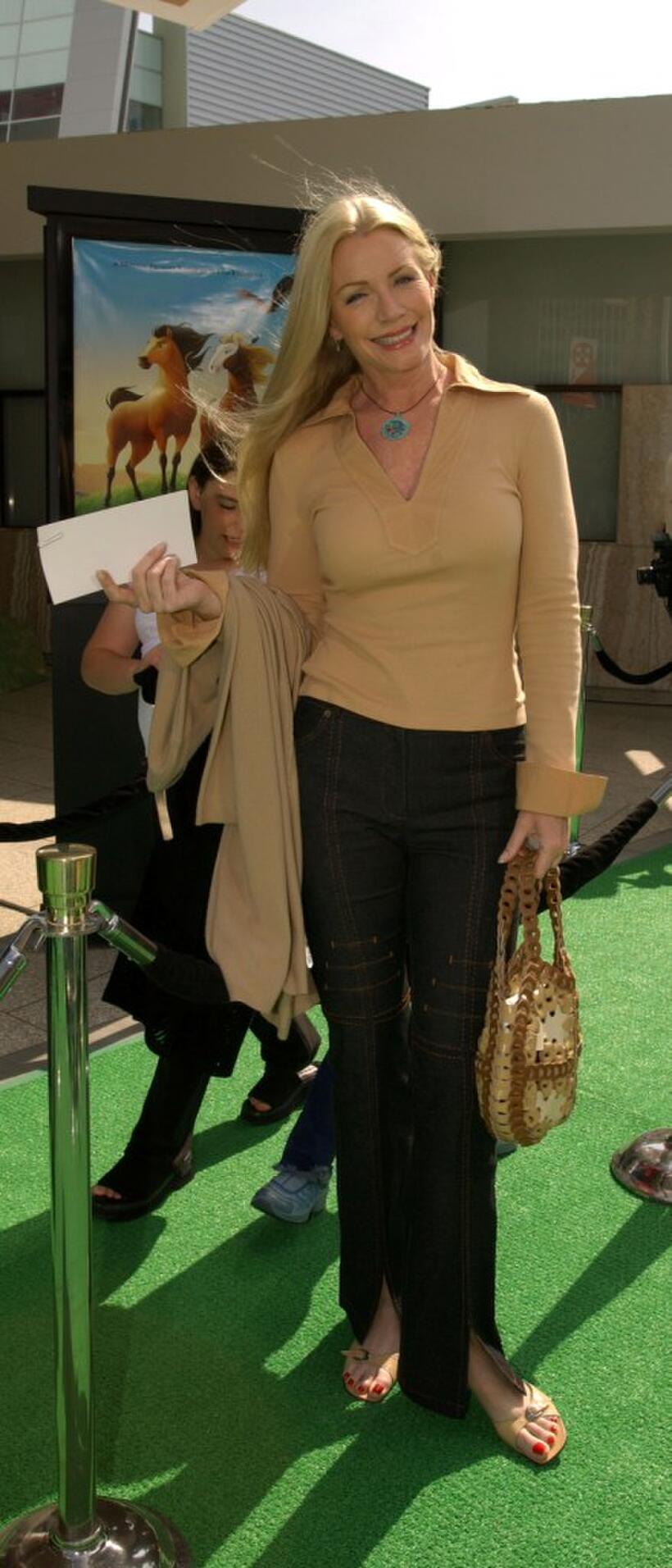 Shannon Tweed at the premiere of "Spirit: Stallion of the Cimarron."