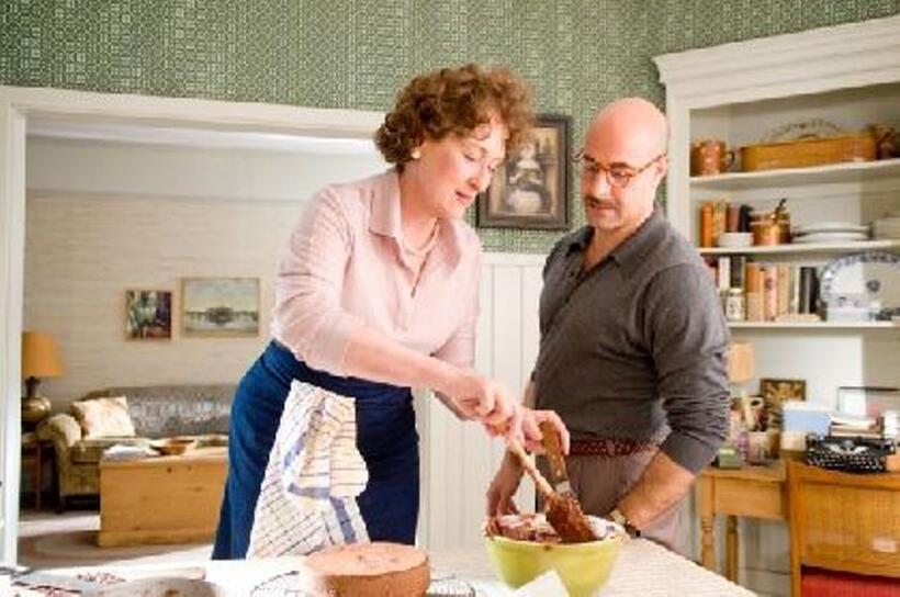Meryl Streep as Julia Child and Stanley Tucci as Paul Child in "Julie & Julia."