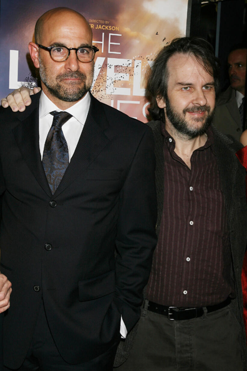 Stanley Tucci and Peter Jackson at the Special New York screening of "The Lovely Bones."
