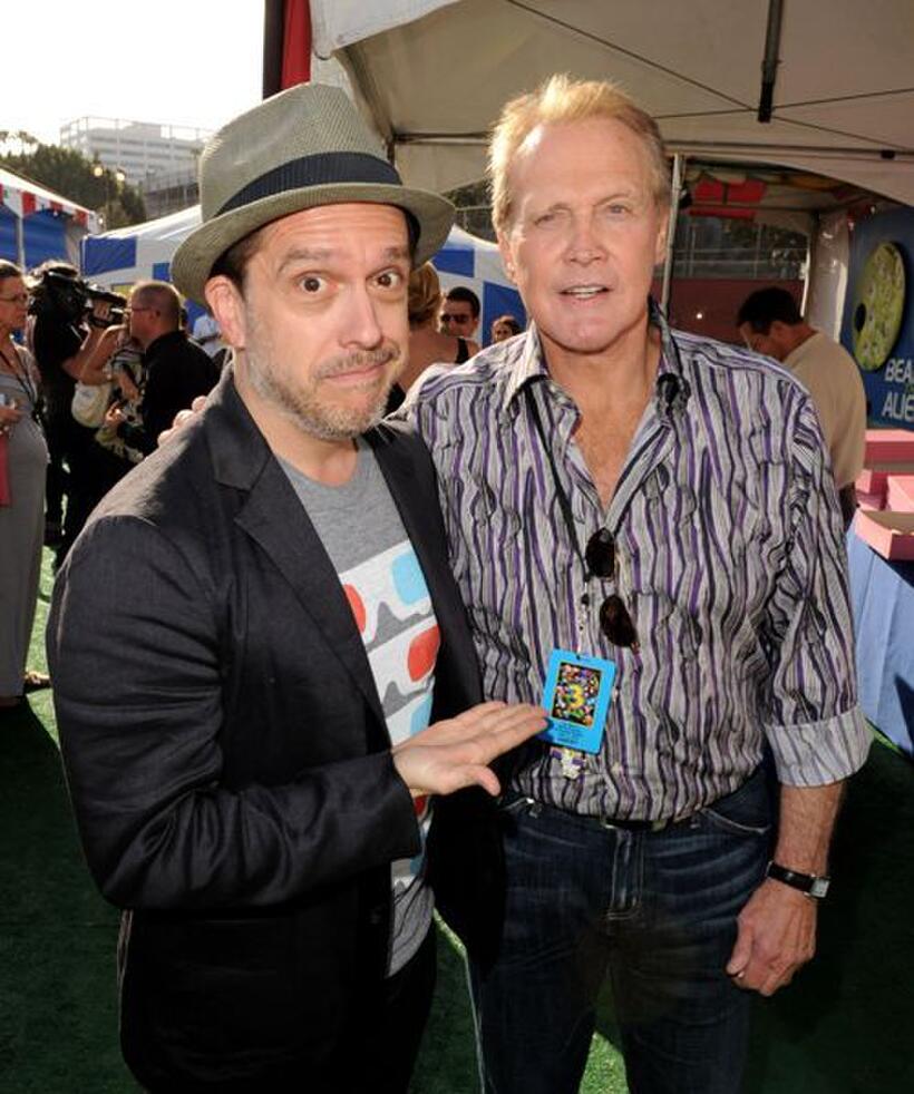 Lee Unkrich and Lee Majors at the after party of the premiere of "Toy Story 3."