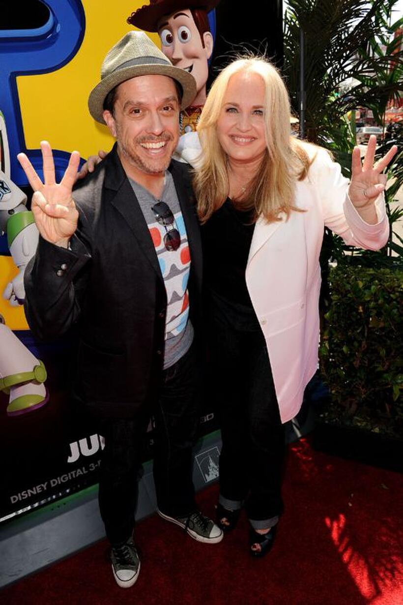 Lee Unkrich and producer Darla K. Anderson at the premiere of "Toy Story 3."