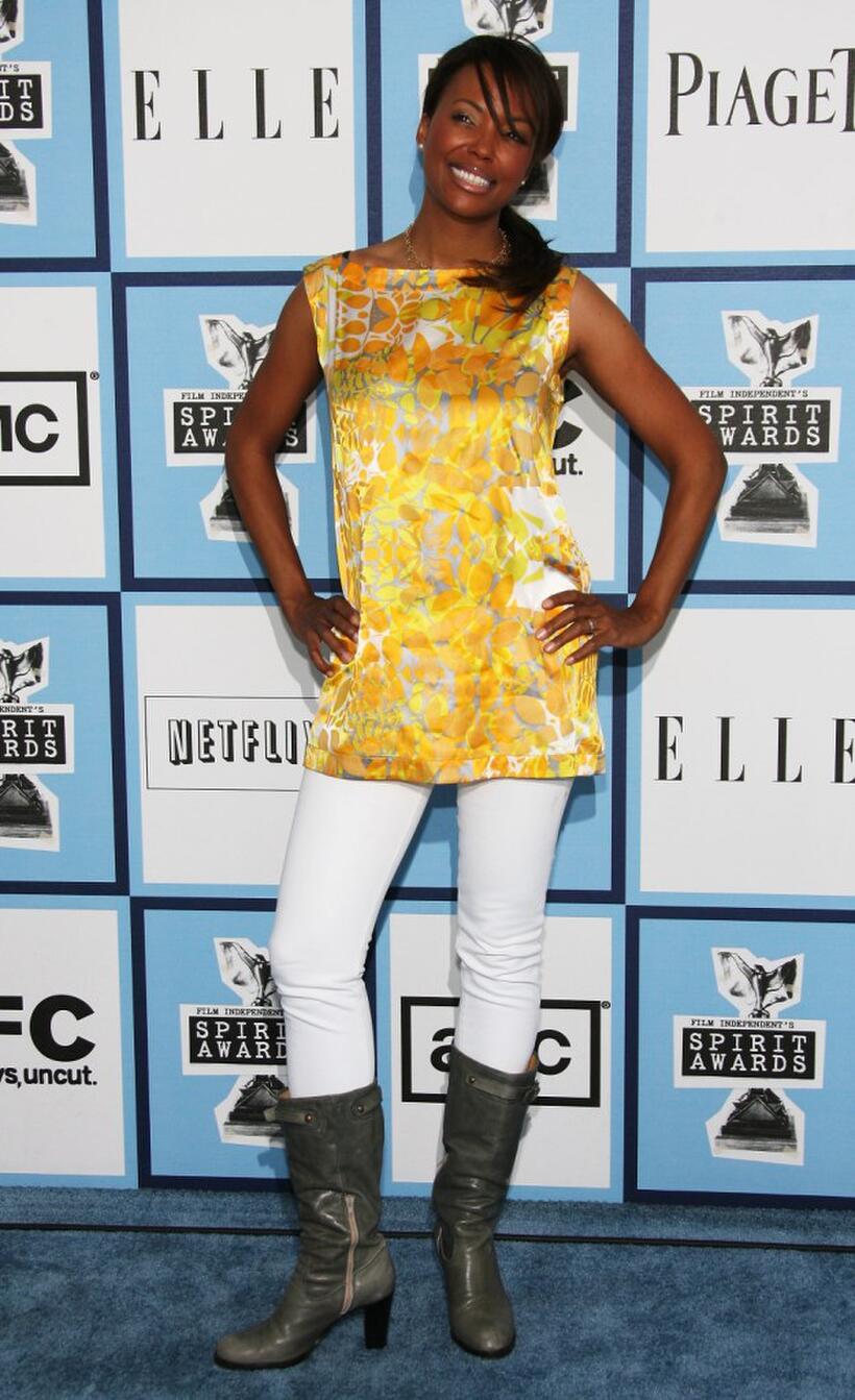 Aisha Tyler at the 2008 Spirit Awards.