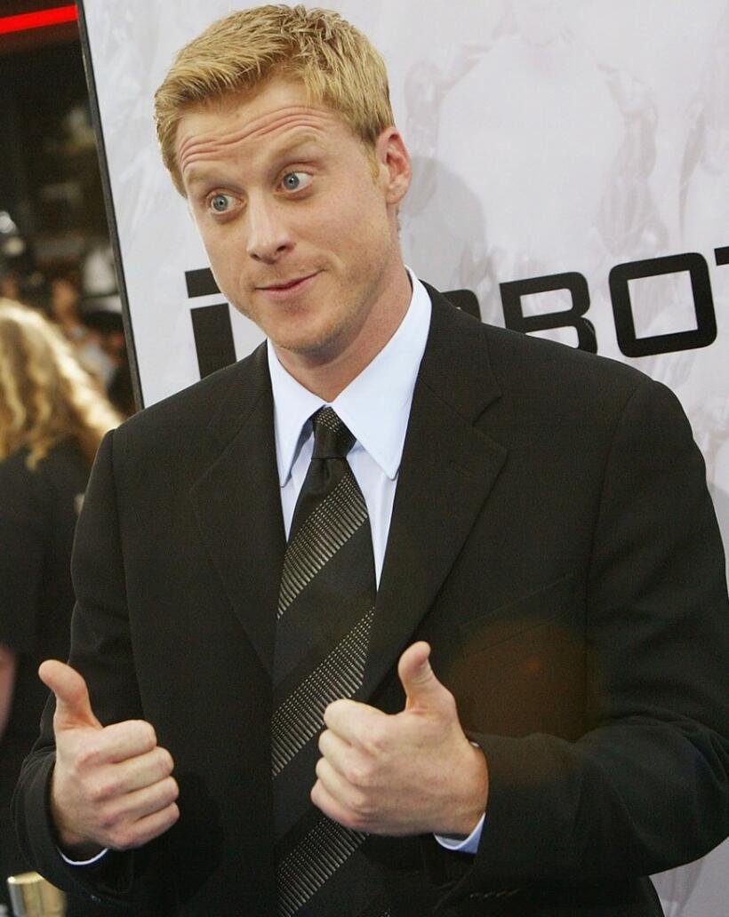 Alan Tudyk at the world premiere of "I, Robot."