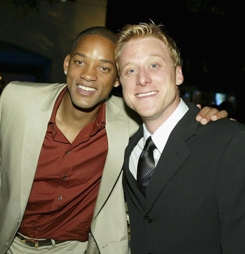 Will Smith and Alan Tudyk at the after party premiere of "I, Robot."