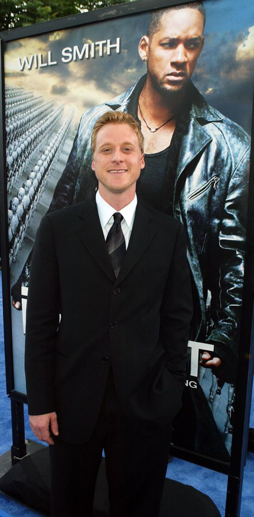 Alan Tudyk at the premiere of "I, Robot."