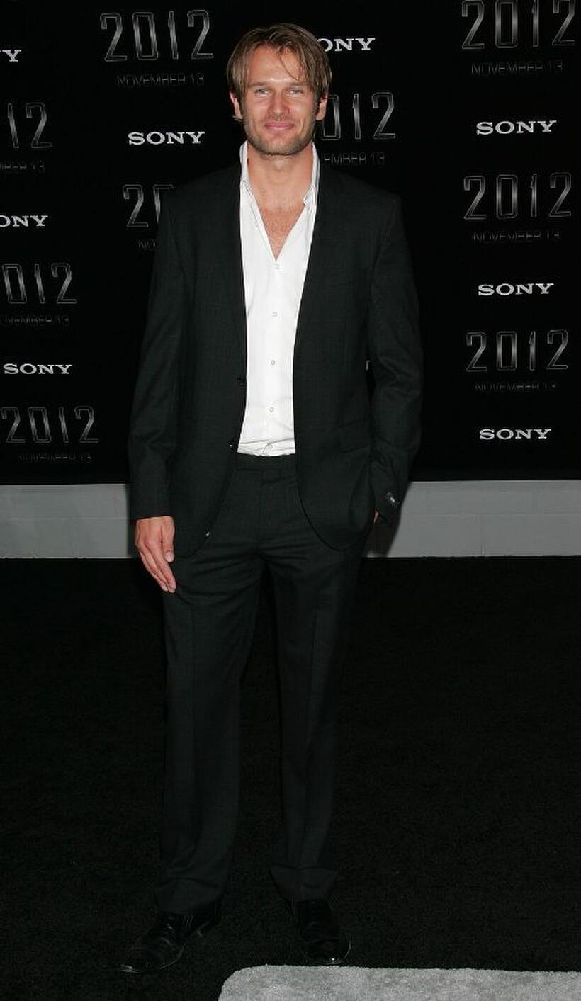 Johann Urb at the premiere of "2012."