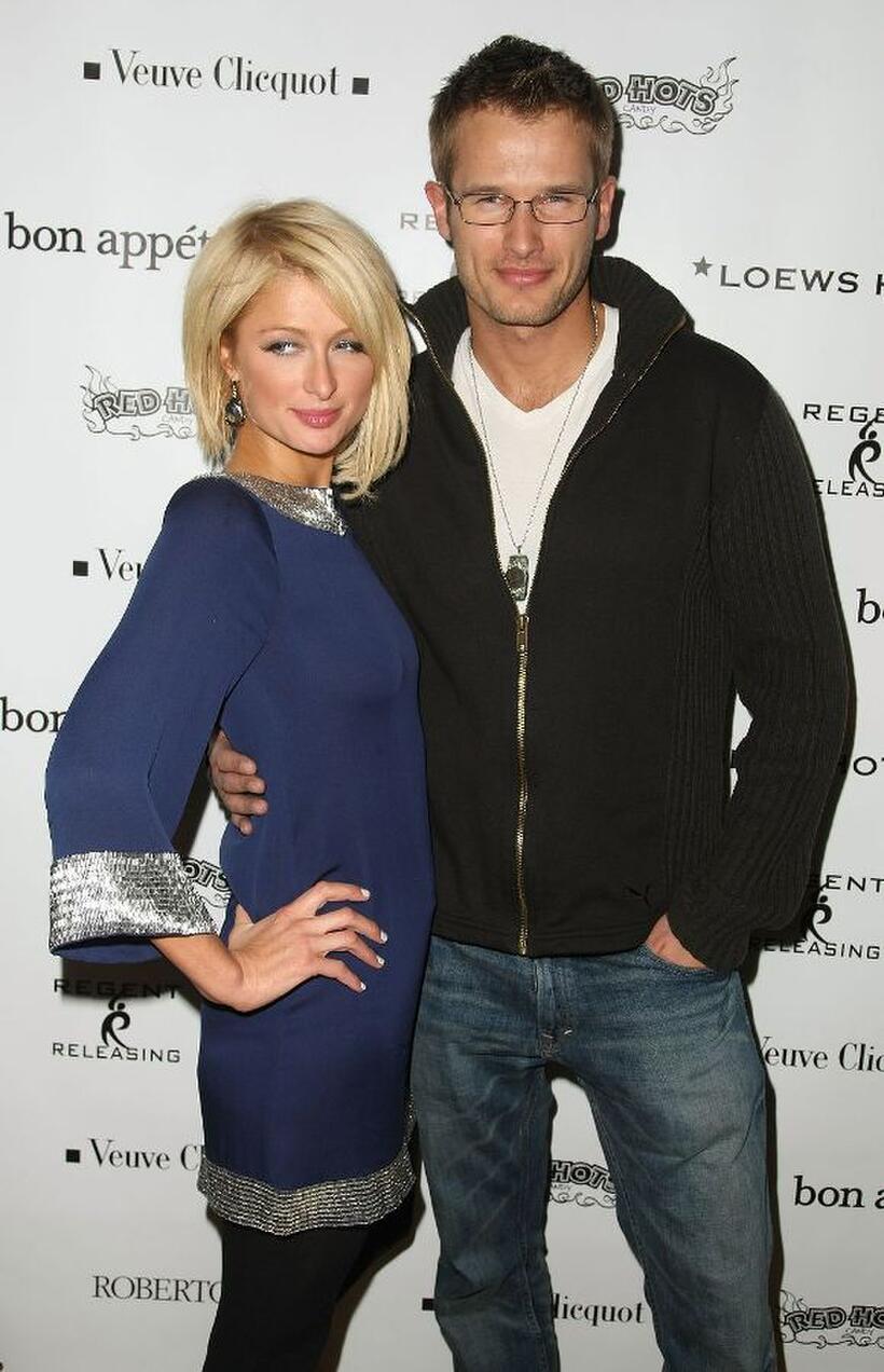 Paris Hilton and Johann Urb at the Sundance Film Festival.