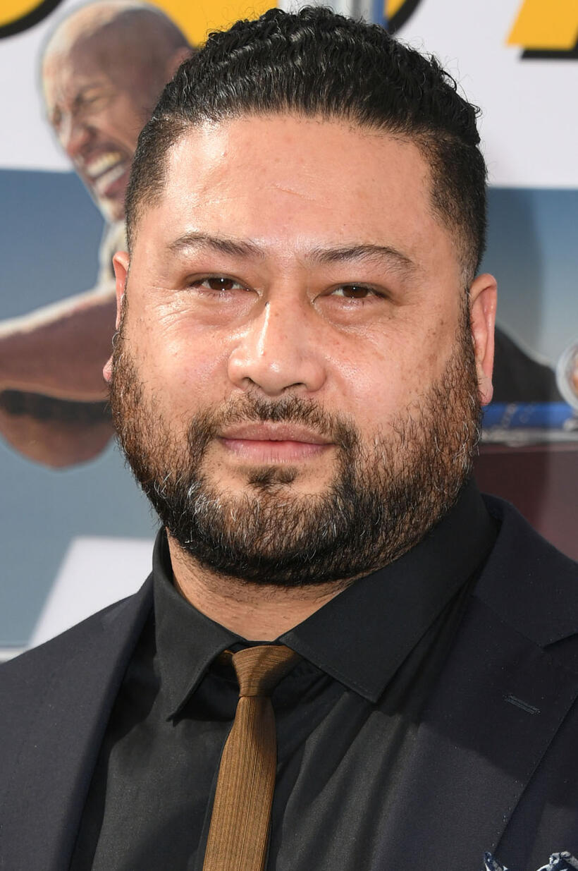 John Tui at the premiere of "Fast & Furious Presents: Hobbs & Shaw" in Hollywood.