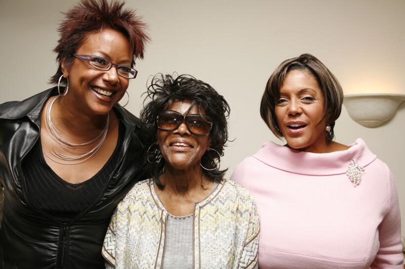 Cicely Tyson, Linda Johnson Rice and Harriette Cole at the breakfast hosted by the Metropolitan Museum of Art.
