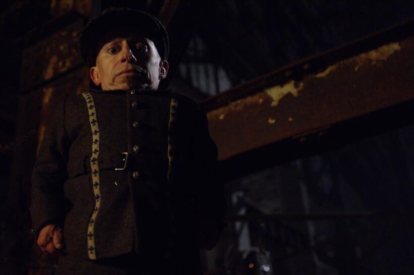 Verne Troyer as Percy in "The Imaginarium of Doctor Parnassus."