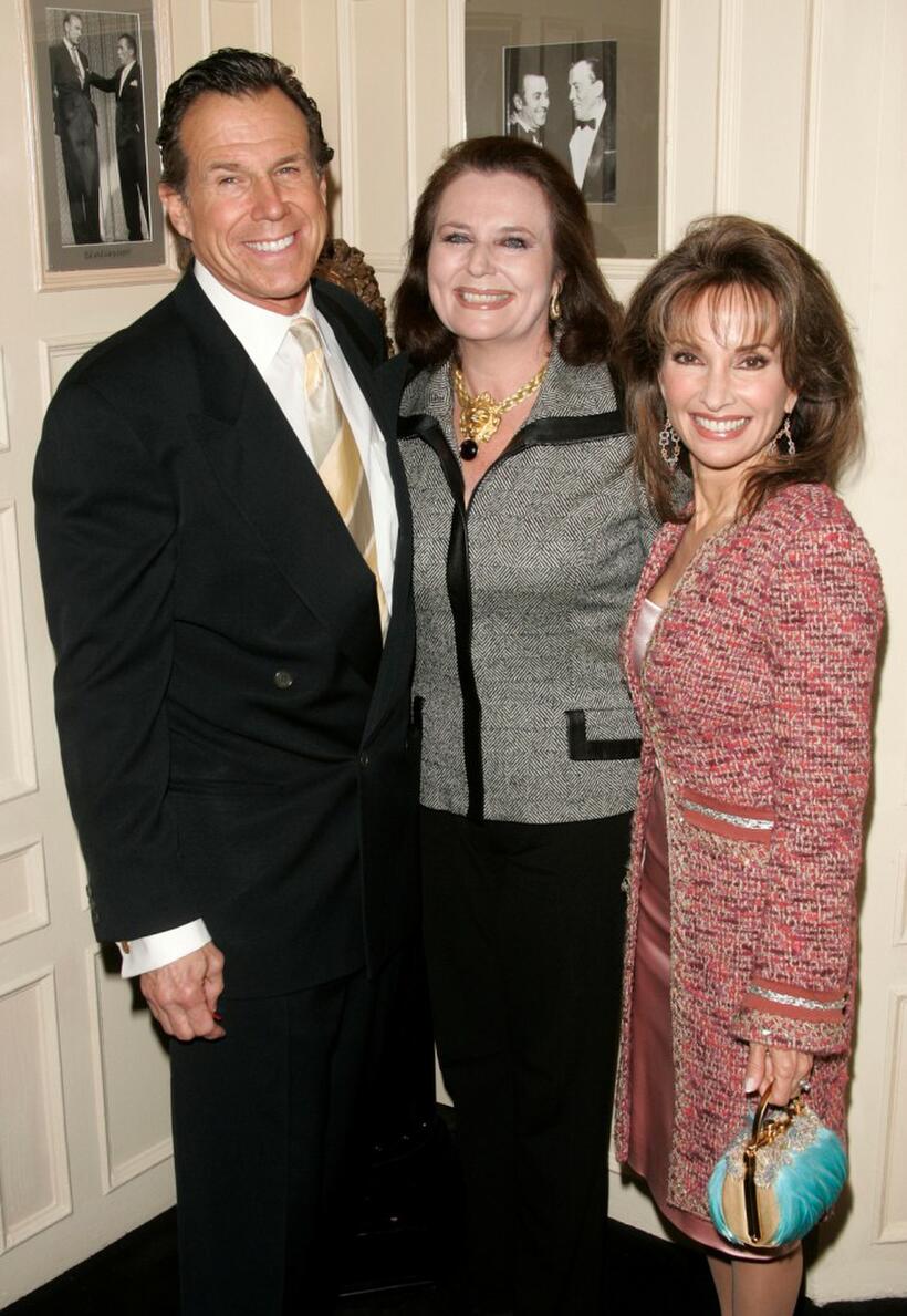 Bill Boggs, Randi Levine Miller and Susan Lucci at the Friars Club centennial luncheon series.