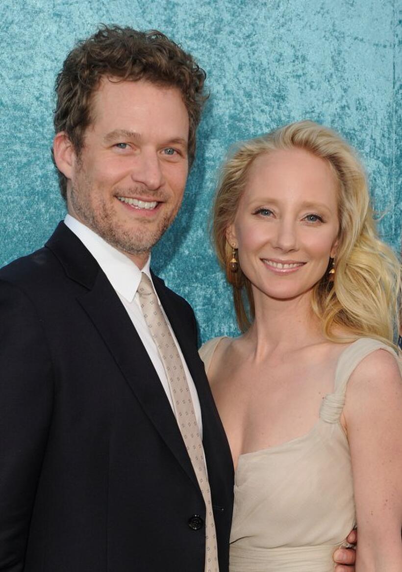 James Tupper and Anne Heche at the premiere of "Hung" Season 2.