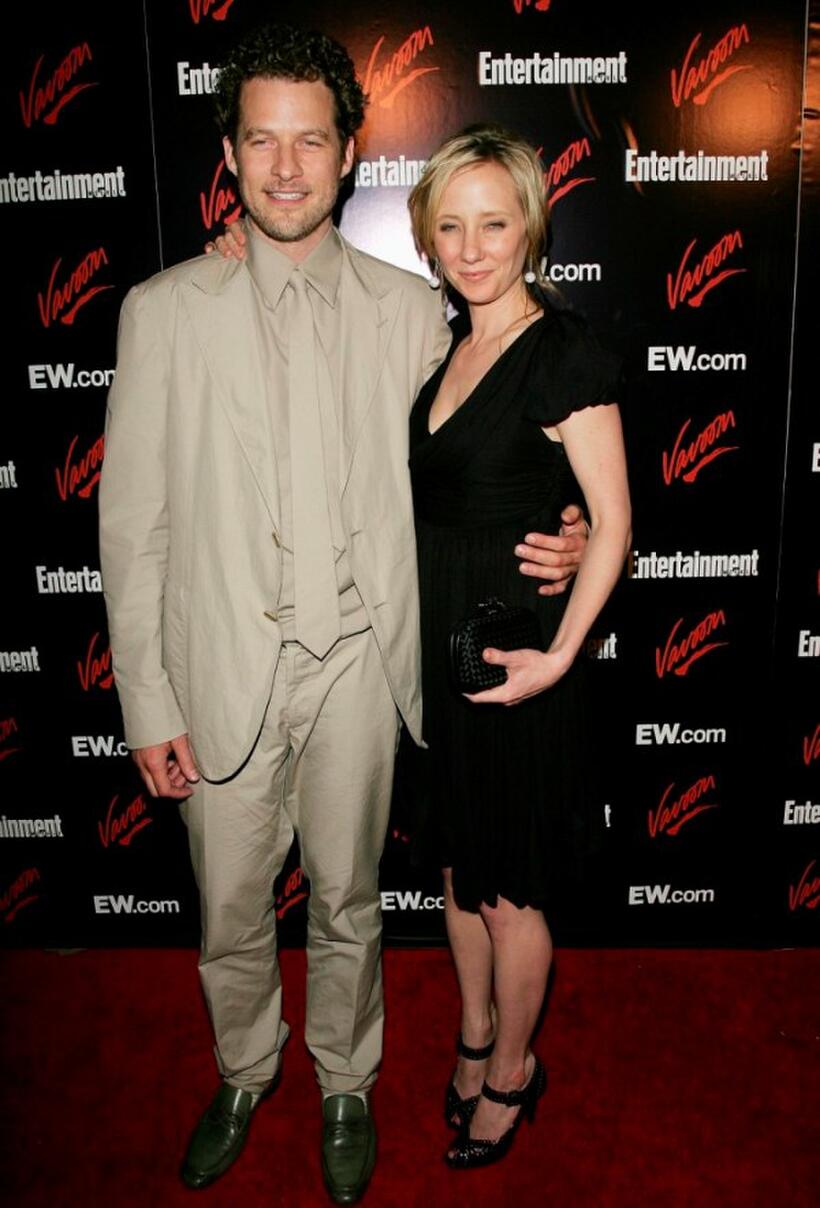 James Tupper and Anne Heche at the Entertainment Weekly and Vavoom's Network Upfront party.