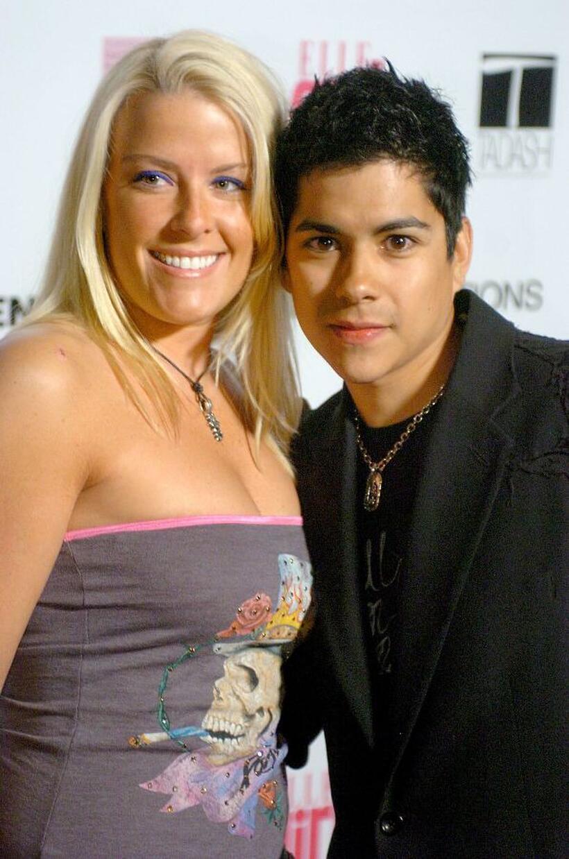 Jeremy Ray Valdez and Guest at the First Annual ELLEGIRL Hollywood Prom party.