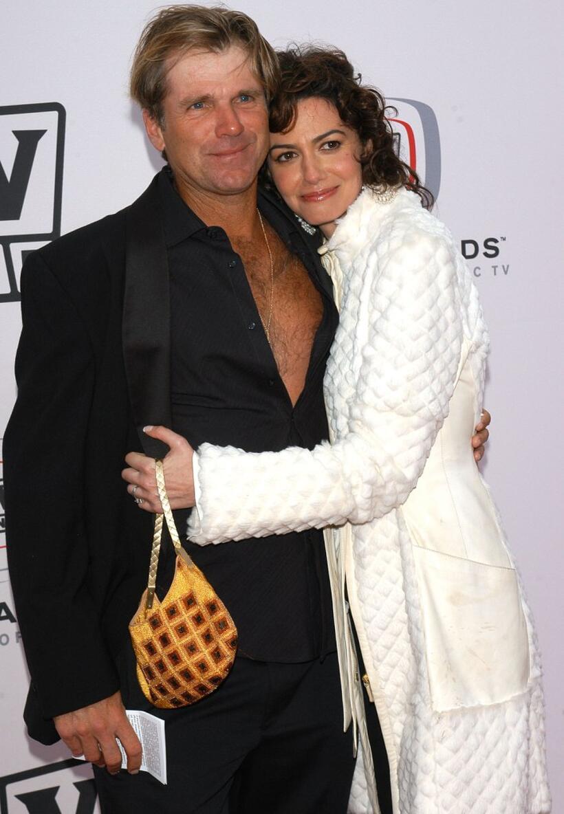 Nels Van Patten and Nancy Valen at the 2005 TV Land Awards.