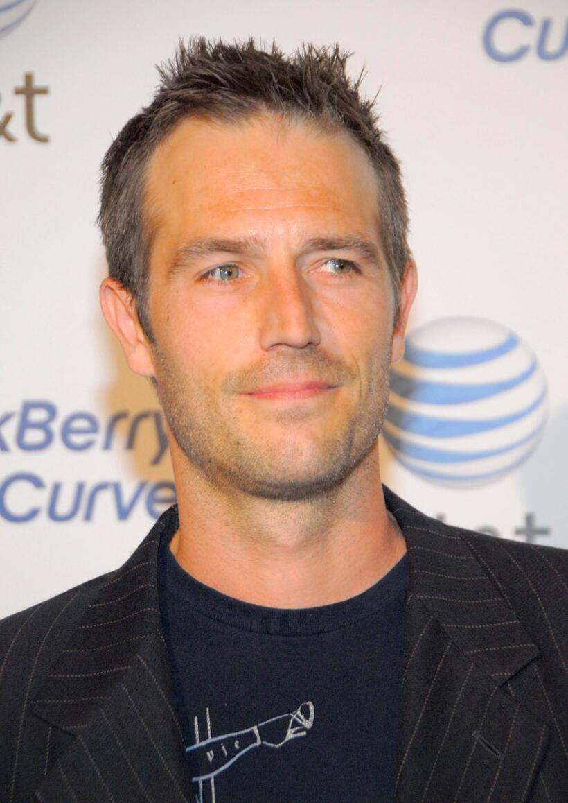 Michael Vartan at the launch party of the new BlackBerry Curve.