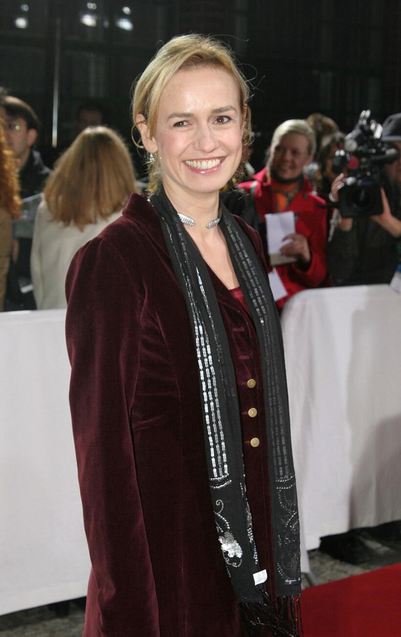 Sandrine Bonnaire at the European Film Awards 2005.