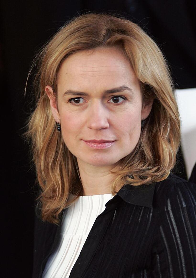 Sandrine Bonnaire at the Spring/Summer 2005 Haute Couture collections.