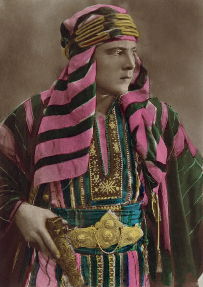 Rudolph Valentino in "The Sheik." 
