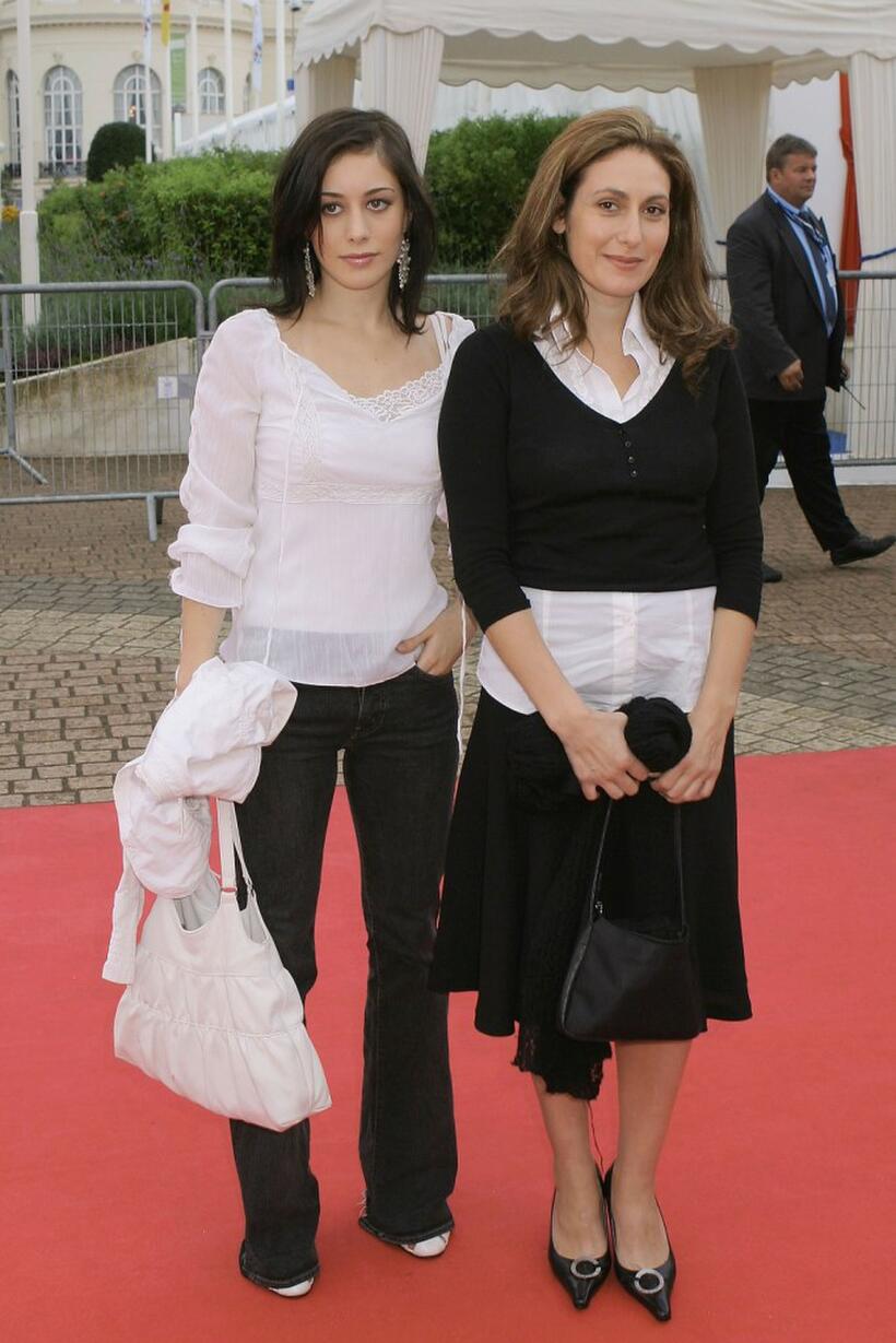 Fanny Valette and director Karin Albou at the premiere of "La Petite Jerusalem" during the 31st Deauville Festival Of American Film.