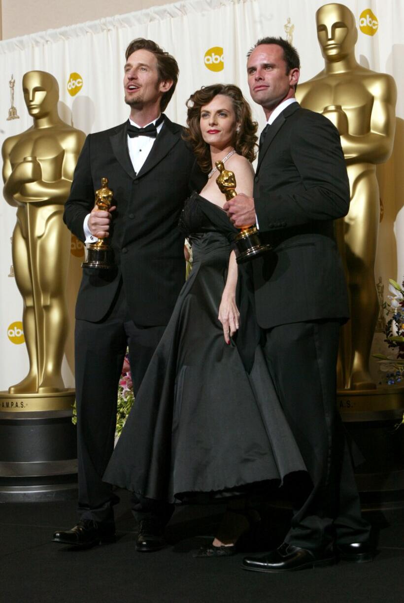 Lisa Blount and Ray McKinnon at the 74th Annual Academy Awards.