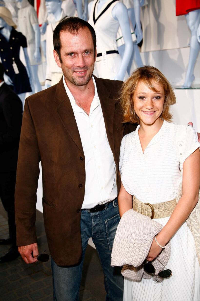 Christian Vadim and Guest at the Lacoste 75 years celebration.
