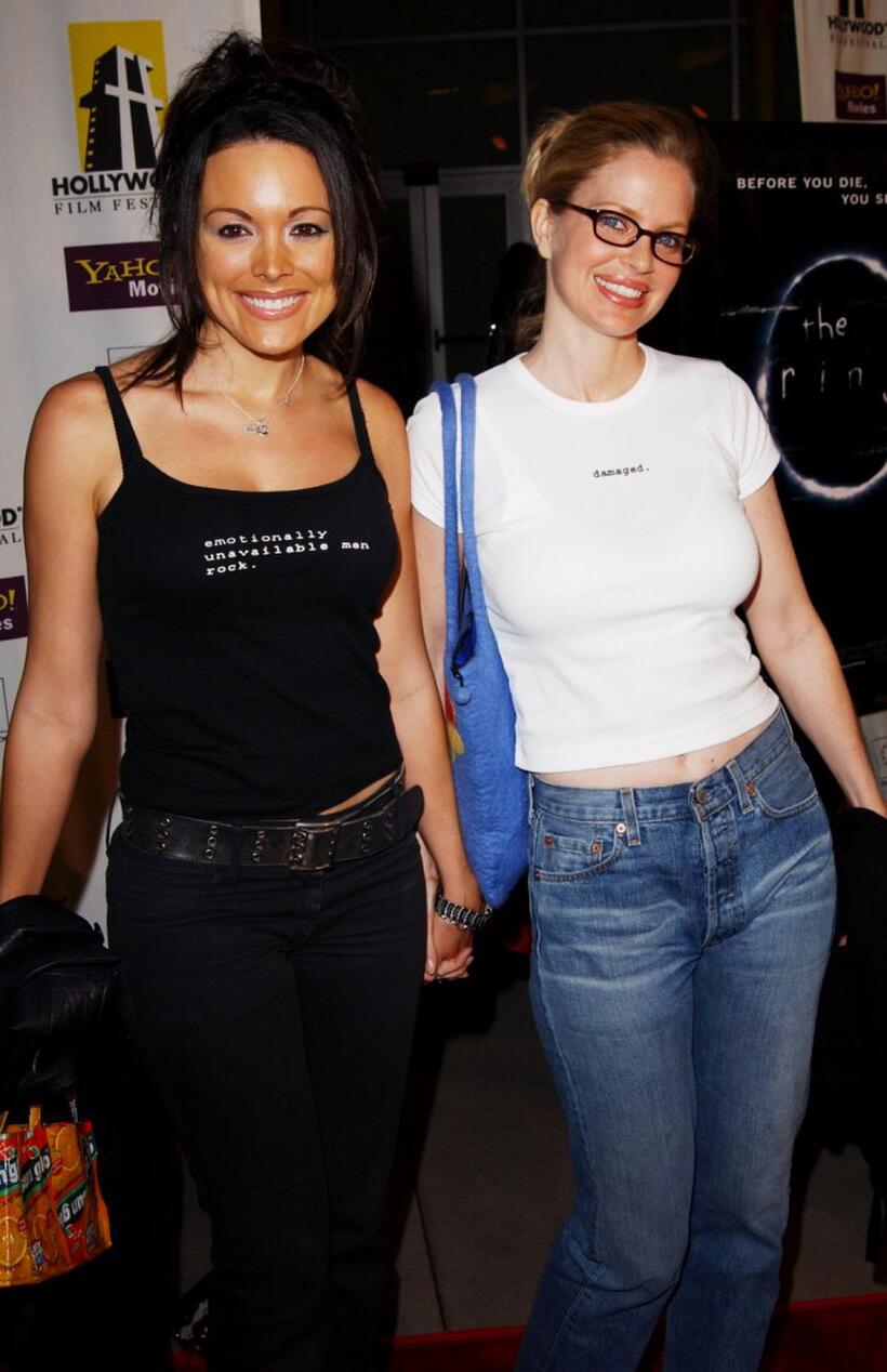 Liz Vassey and Kristin Bauer at the Los Angeles premiere of "The Ring" during the Hollywood Film Festival.