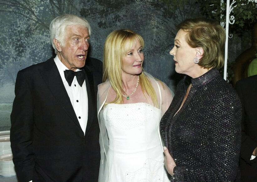 Dick Van Dyke, Karen Dotrice and Julie Andrews at the Disney's "Mary Poppins" 40th Anniversary Edition DVD release party.