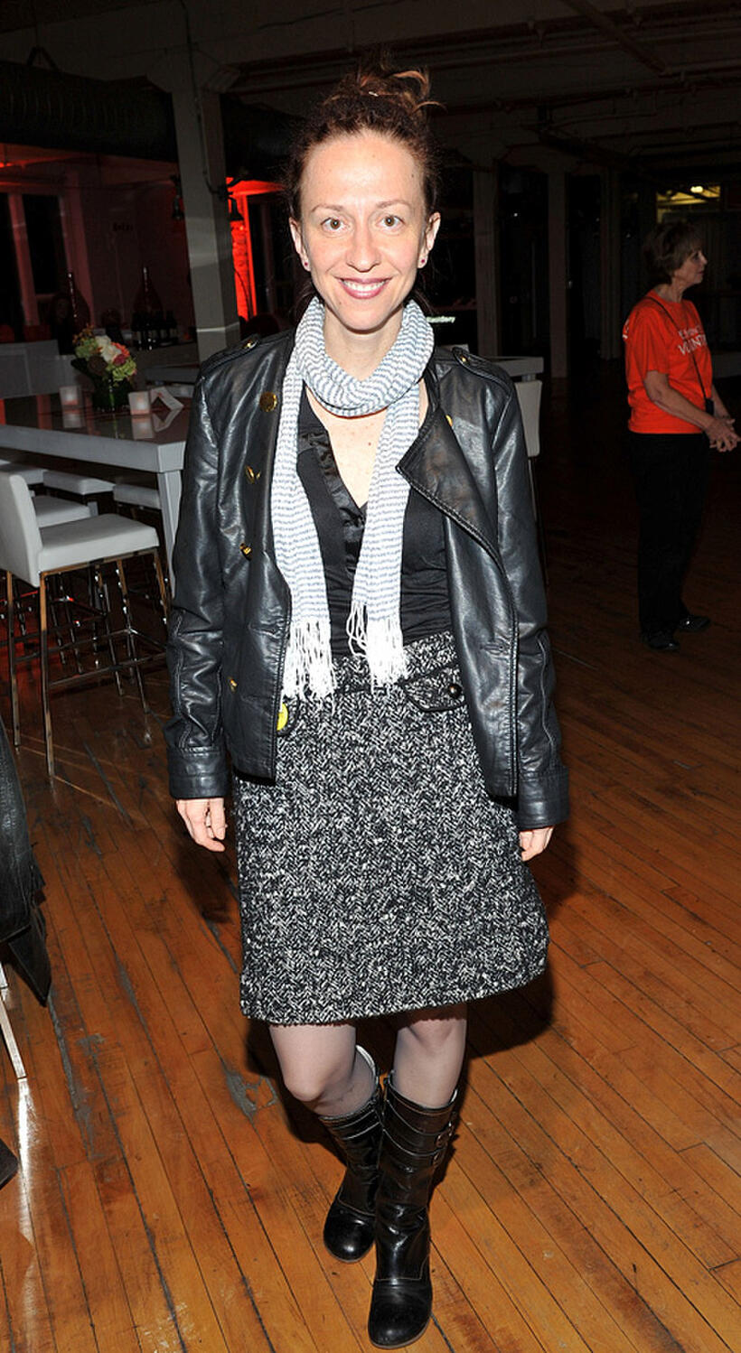 Ingrid Veninger at the Filmmakers' Lounge Happy Hour during the 35th Toronto International Film Festival in Canada.