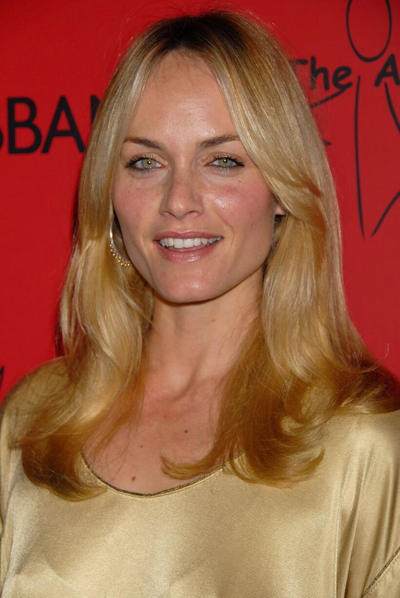 Amber Valletta at the announcement of the charity collaboration between fashion designers Dolce and Gabbana and actress Penelope Cruz to benefit The Art of Elysium.