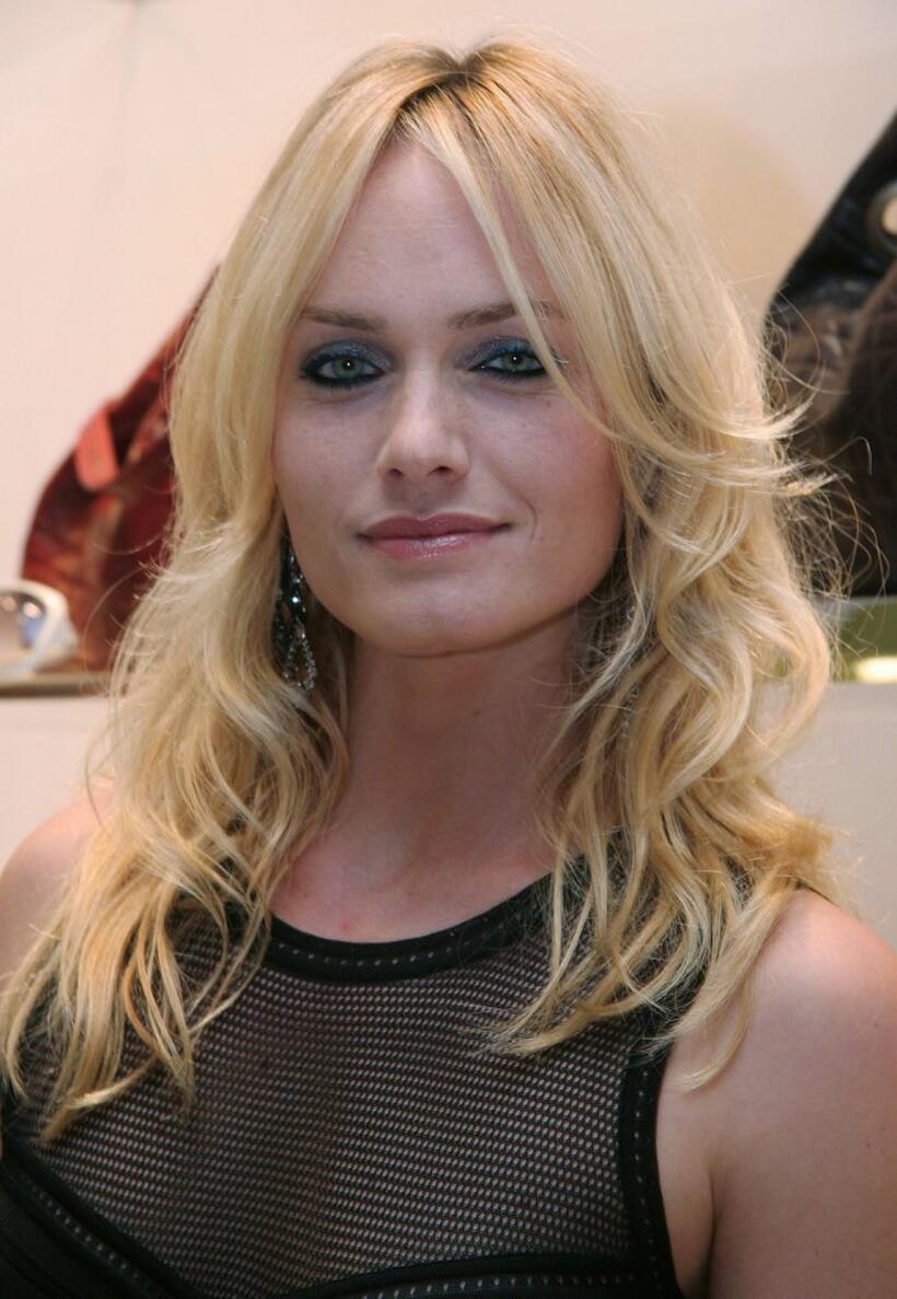 Amber Valletta at the Dior and everychild foundation's presentation of their Cruise 2007 Collection.