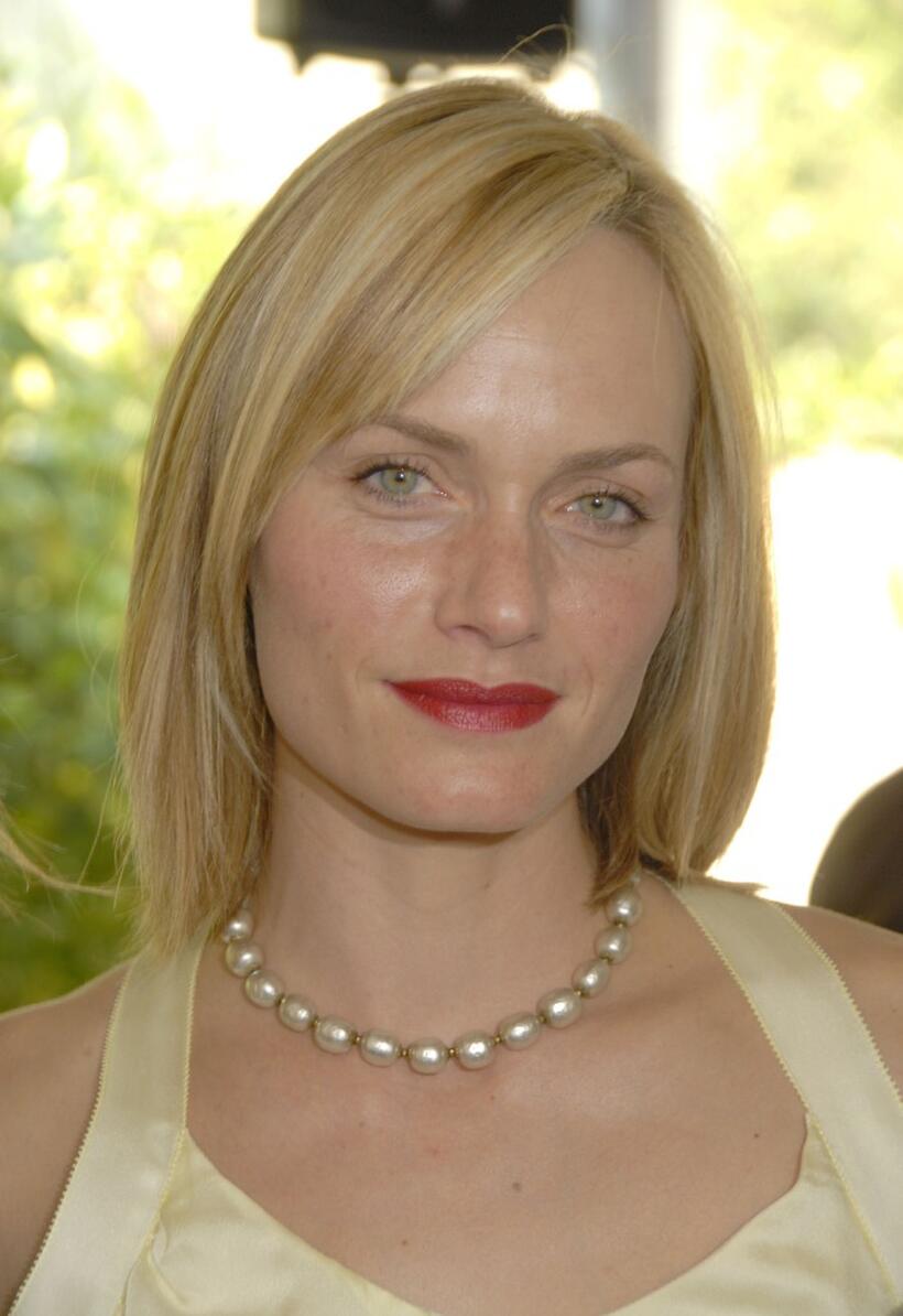 Amber Valletta at the Couture Cares: A Benefit for Breast Cancer featuring an outdoor runway presentation of the Nina Ricci Spring/Summer 2008 collection.