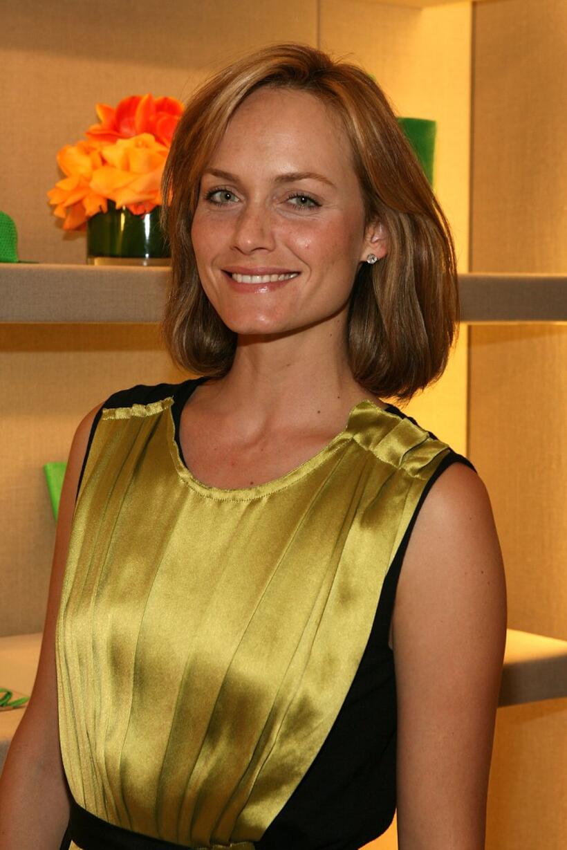 Amber Valletta at the Smythson, Rodeo Drive store launch party.