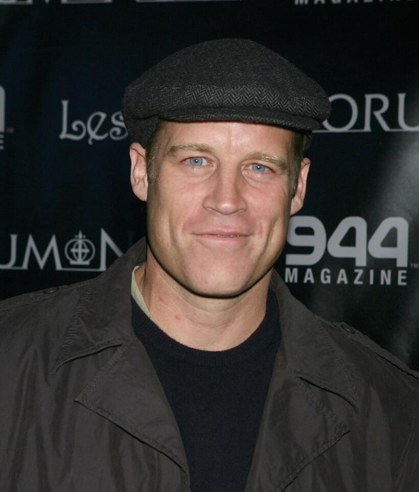 Mark Valley at the Matt Sorums' launch of his Sorum-Noce Couture Clothing line.