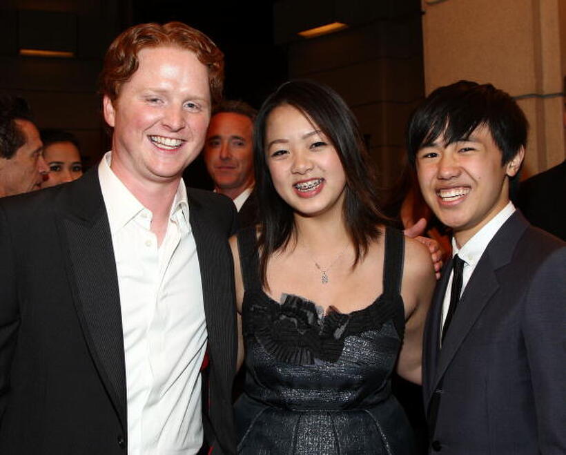 Christopher Carley, Ahney Her and Bee Vang at the world premiere of "Gran Torino."