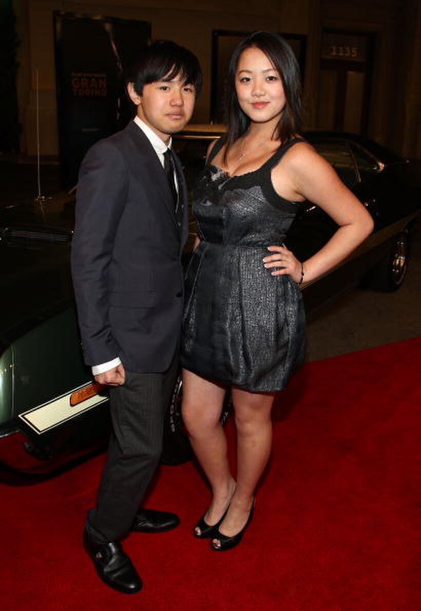Bee Vang and Ahney Her at the world premiere of "Gran Torino."