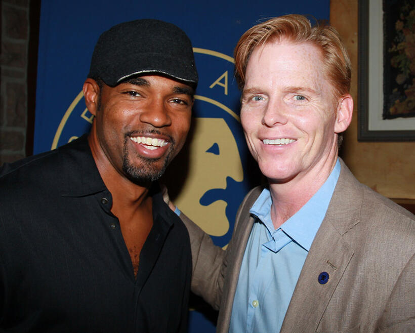 Jason George and Ned Vaughn at the Screen Actors Guild Awards in California.