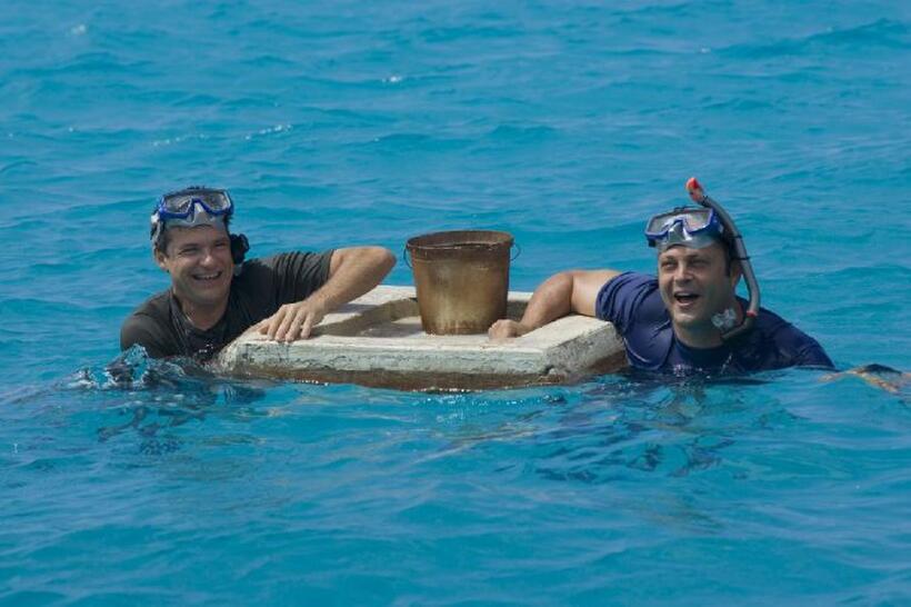Jason Bateman as Jason and Vince Vaughn as Dave in "Couples Retreat."