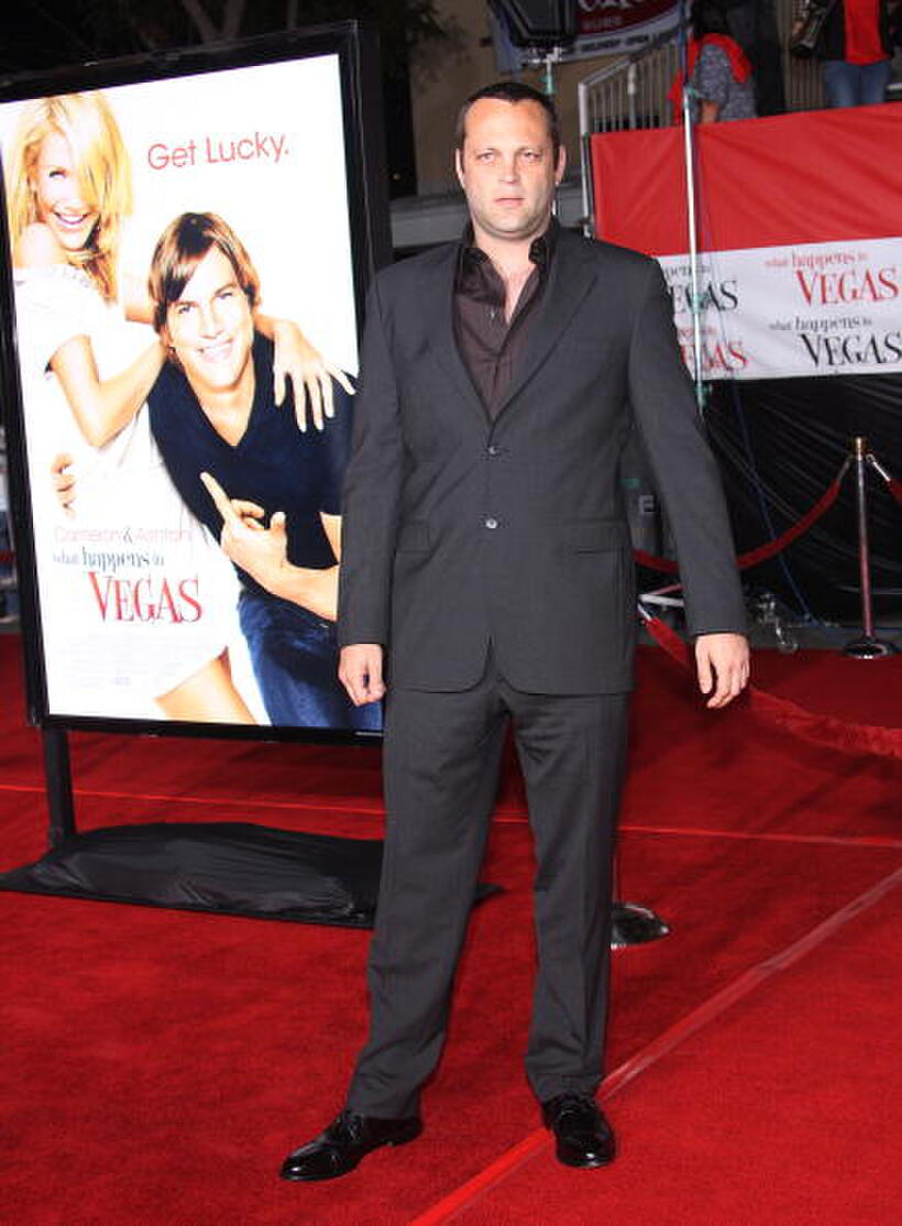Vince Vaughn at the premiere of "What Happens In Vegas."
