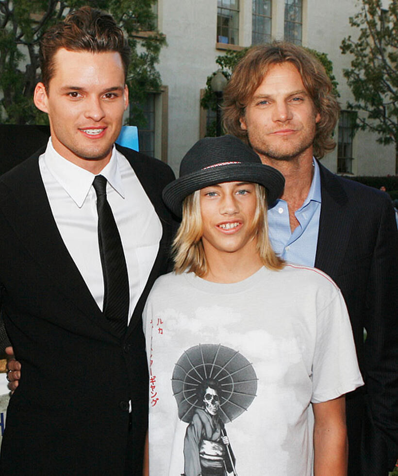 Austin Nichols, Greyson Fletcher and Brian Van Holt at the California premiere of "John from Cincinnati."