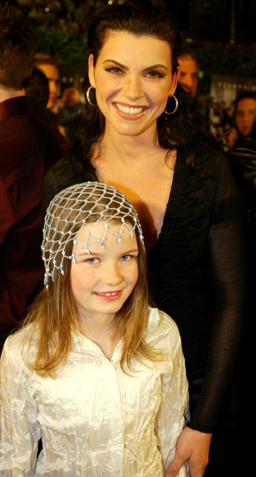 Julianna Margulies and Sophie Vavasseur at the premiere of "Evelyn."
