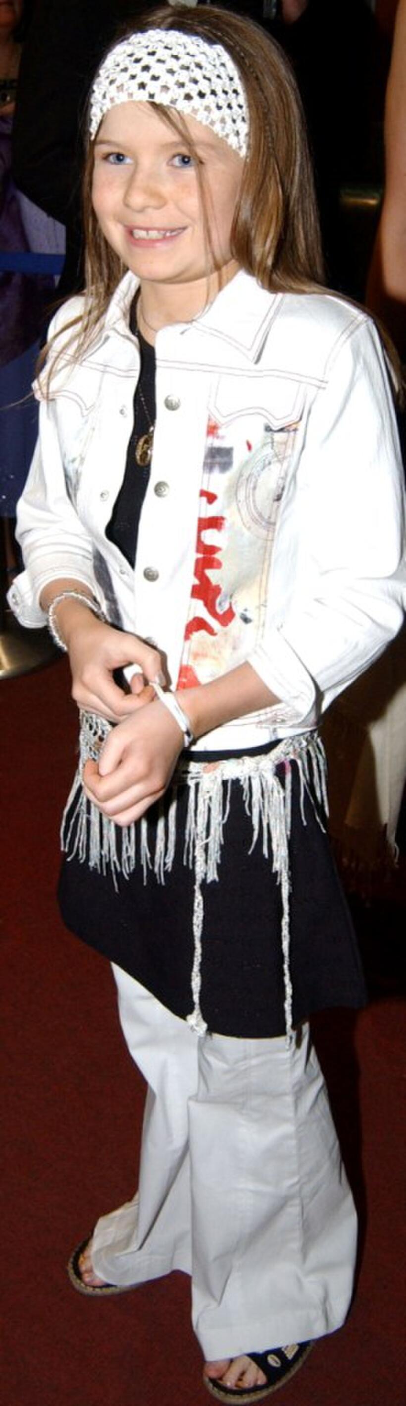 Sophie Vavasseur at the premiere of "Evelyn."