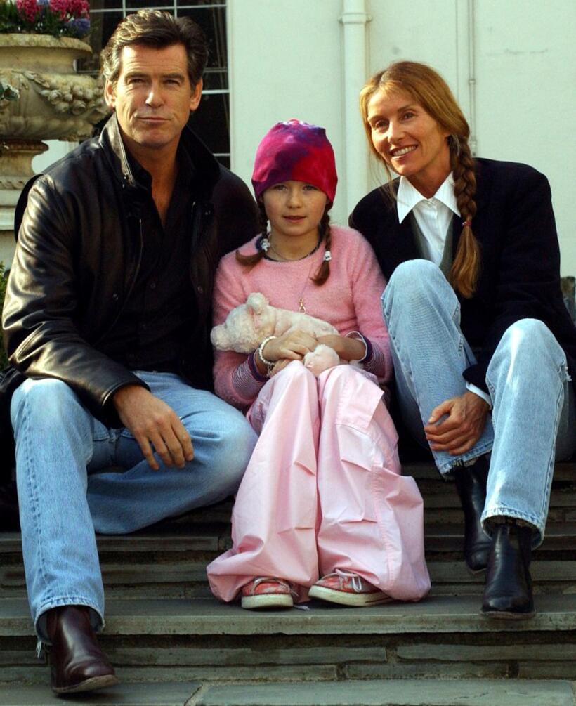 Pierce Brosnan, Sophie Vavasseur and Beau St. Clair at the press conference of "Evelyn."