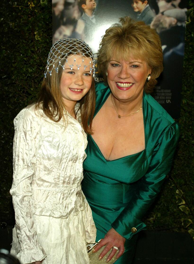 Sophie Vavasseur and Evelyn Doyle at the premiere of "Evelyn."