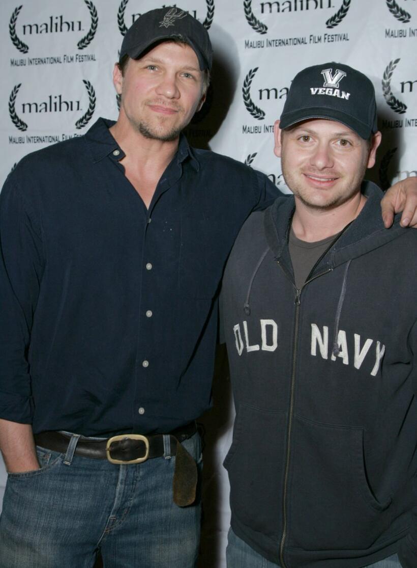 Mark Blucas and Gideon Raff at the opening night of the Malibu Film Festival.