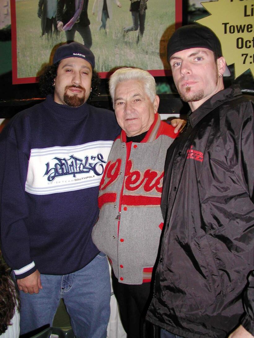 Rappers B-Real of Cypress Hill and Vanilla Ice at the Rainbow Bar & Grill.