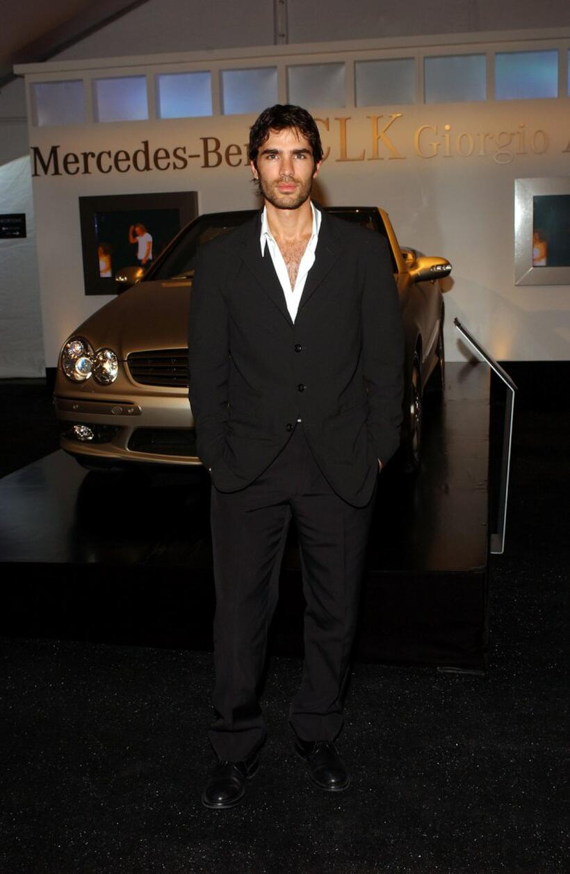 Eduardo Verastegui at the Lloyd Klein catwalk show during the Los Angeles Fashion Week.