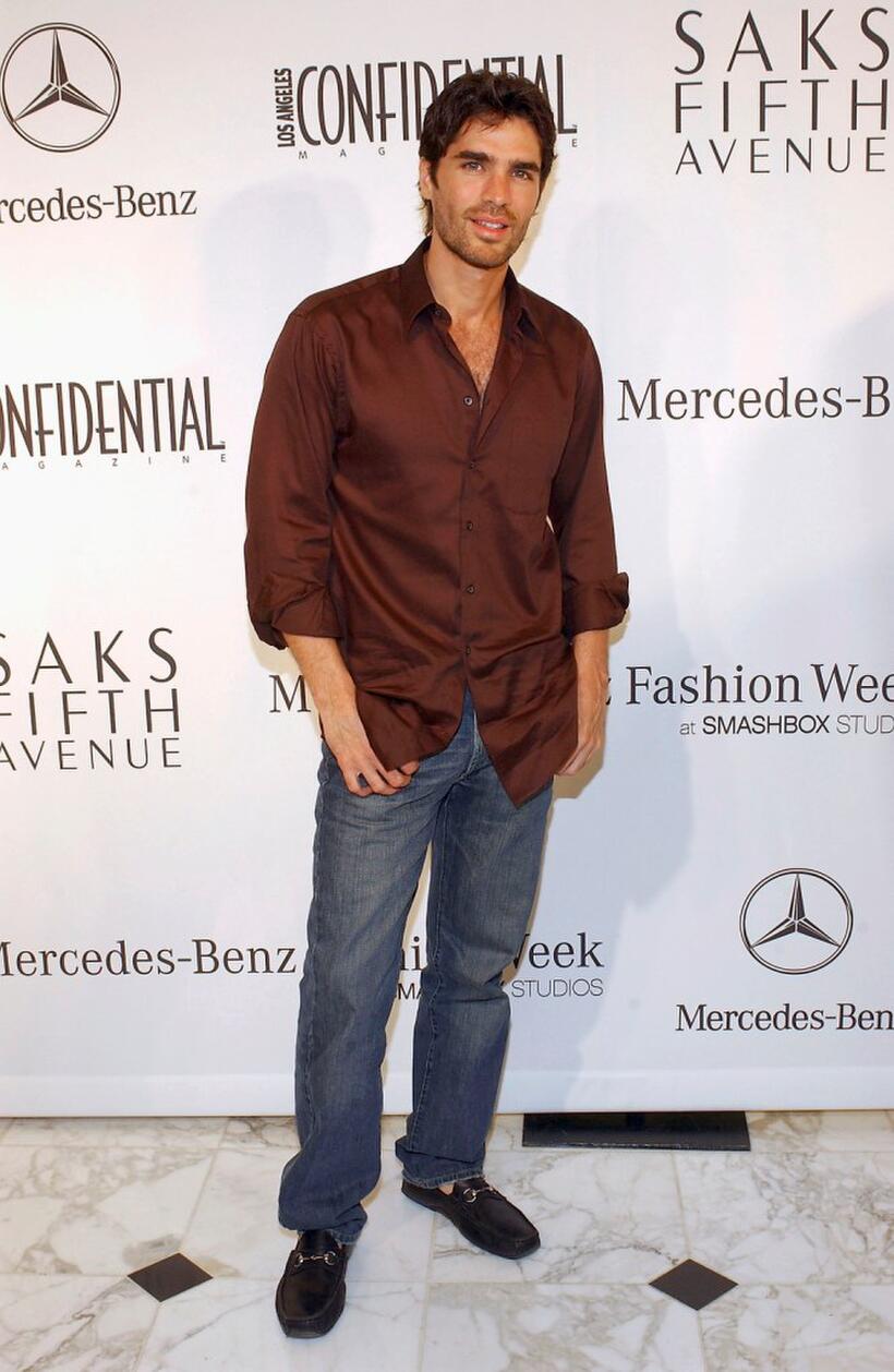 Eduardo Verastegui at the Mercedes Benz Fashion Week Kick Off Party.